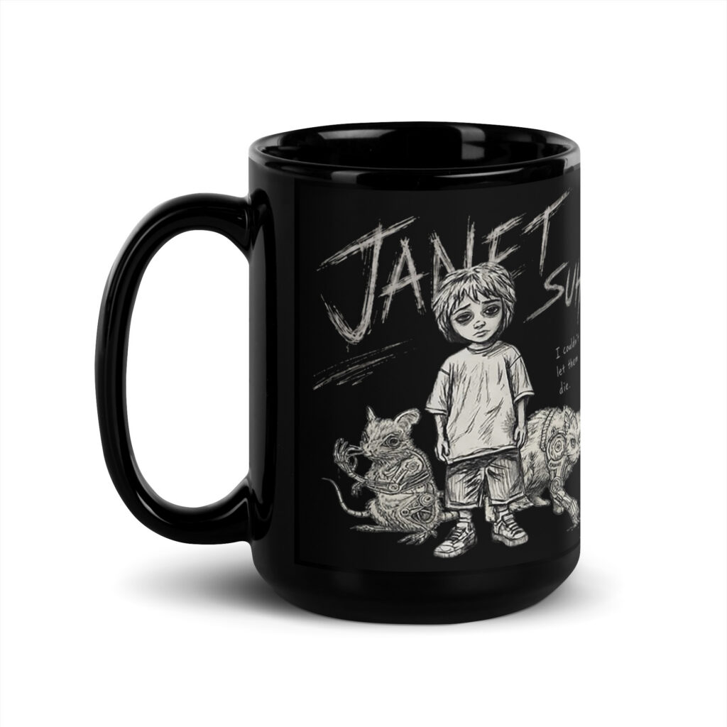 Low Battery Club Black Mug